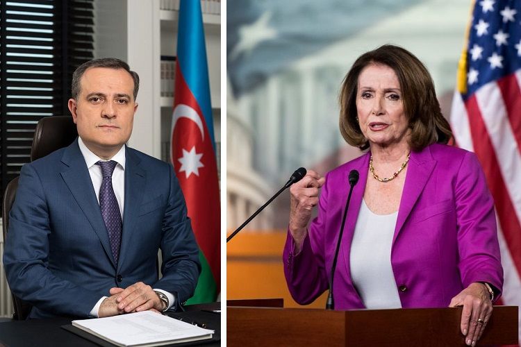Джейхун Байрамов обсудил карабахский конфликт с Нэнси Пелоси