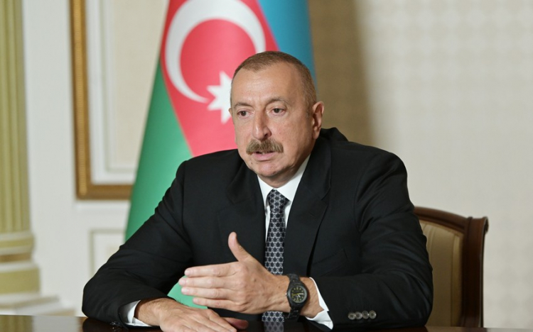 Ильхам Алиев: "Наступление начала Армения, мы должны были защитить себя и ответить"