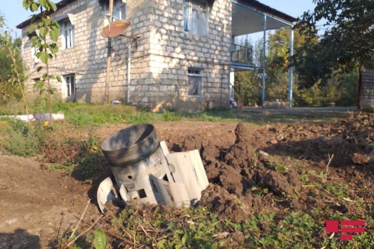 Армяне подвергли ракетному обстрелу село Дюярли Тертерского района