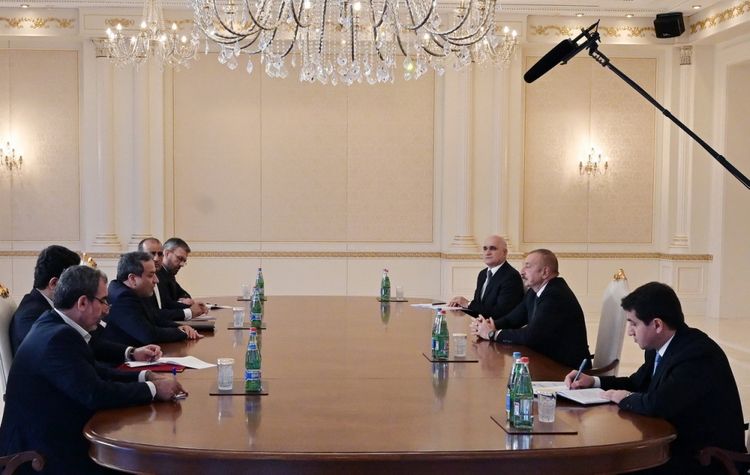 Ильхам Алиев принял делегацию во главе со специальным представителем президента Ирана