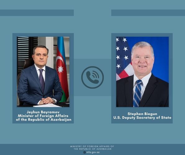 Состоялся телефонный разговор между Джейхуном Байрамовым и заместителем госсекретаря США
