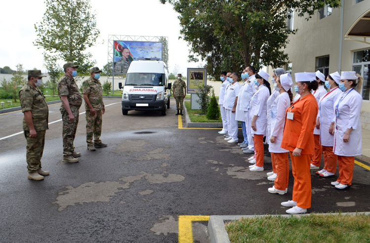 В Гяндже состоялось открытие нового отделения Военного госпиталя - ВИДЕО
