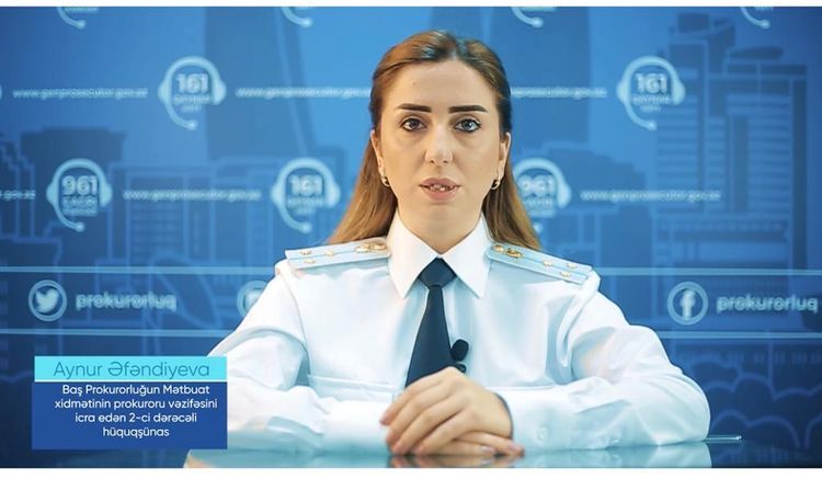 Генпрокуратура Азербайджана подготовила просветительский видеоролик - ВИДЕО
