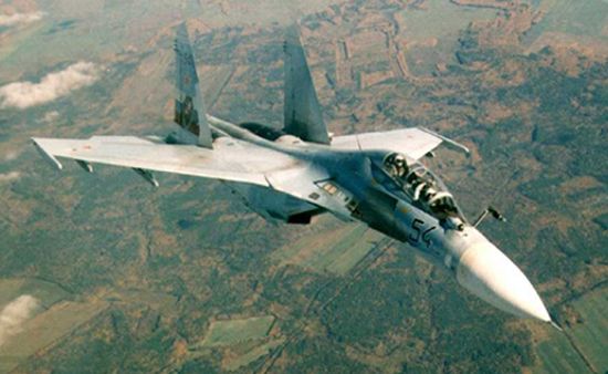 В России разбился истребитель Су-30