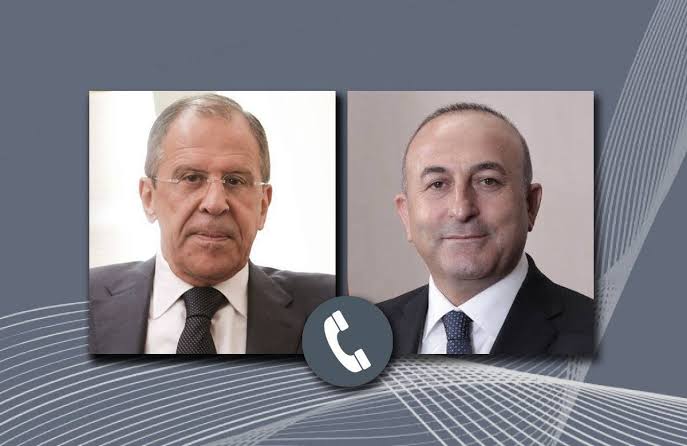 Сергей Лавров и Мевлют Чавушоглу обсудили по телефону ситуацию в Нагорном Карабахе 