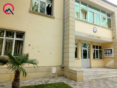 Армяне обстреляли здание суда Тертерского района - ФОТО