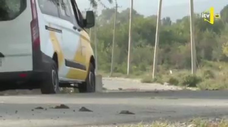 Армянский снаряд взорвался вблизи автомобиля Общественного телевидения в Тертере
