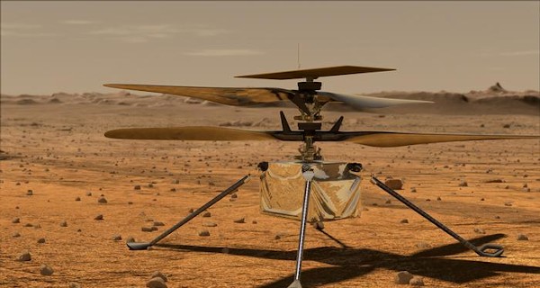 Специалисты NASA проведут первые испытания вертолета на Марсе 
