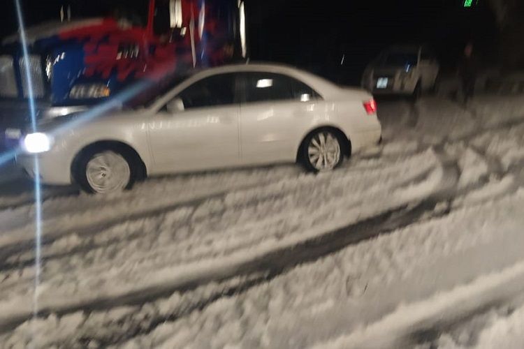 В Исмаиллинском районе выпал снег  - ФОТО - ВИДЕО