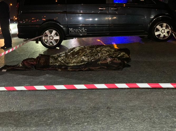 В Баку сбит насмерть пешеход - ФОТО