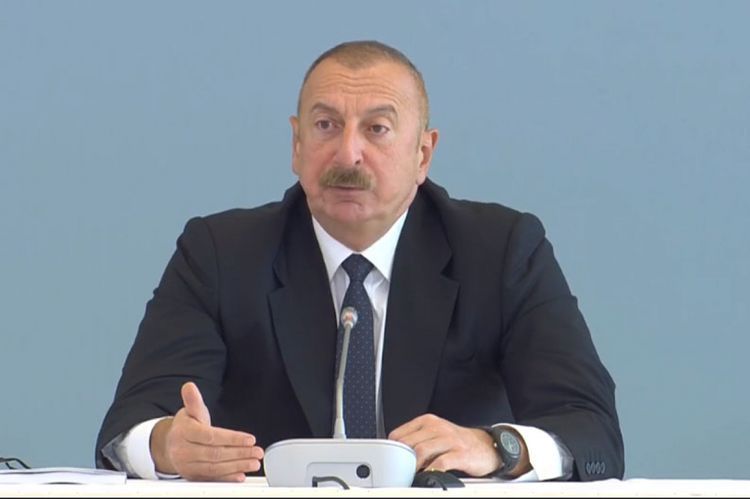 Ильхам Алиев: Они намеренно сделали это, чтобы изменить происхождение этих территорий