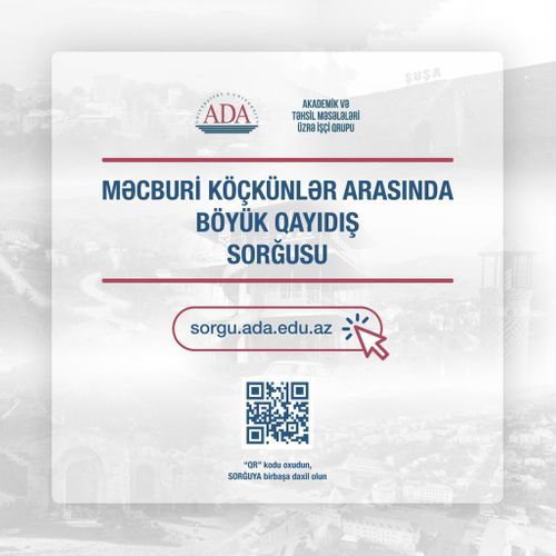 Завершается онлайн-опрос среди вынужденных переселенцев о возвращении в Карабах