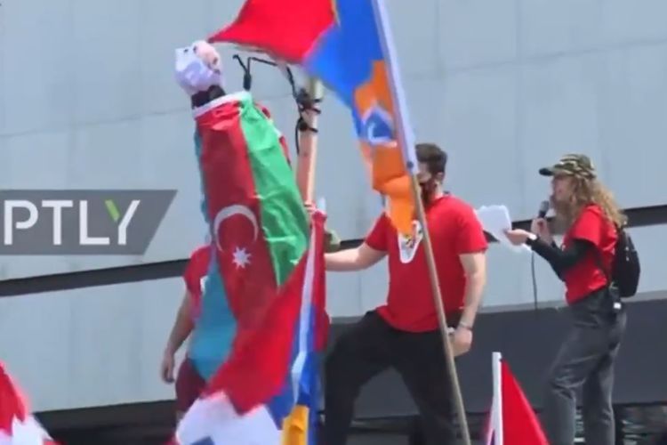 Армяне Лос-Анджелеса призывают к насилию в отношении азербайджанцев - ВИДЕО