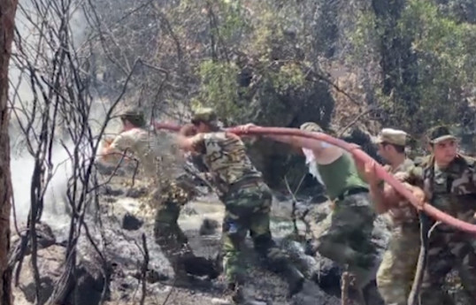 Азербайджанские пожарные продолжают свою деятельность в Турции-ВИДЕО 
