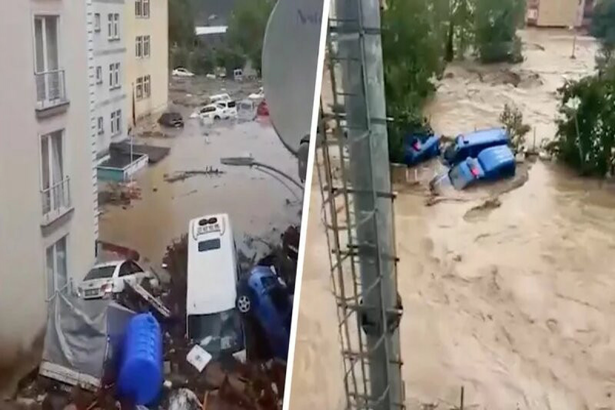 Смертоносные пожары в Турции сменились мощными наводнениями-ВИДЕО 