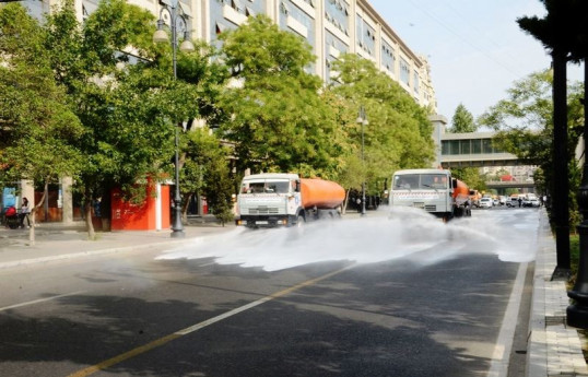 В Баку продезинфицировали 550 улиц