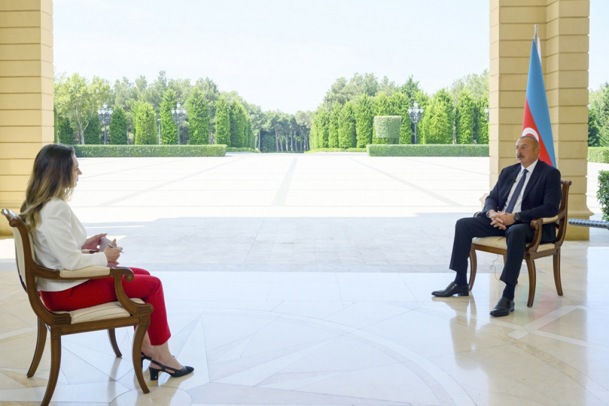 интервью президента Ильхама Алиева каналу CNN Turk