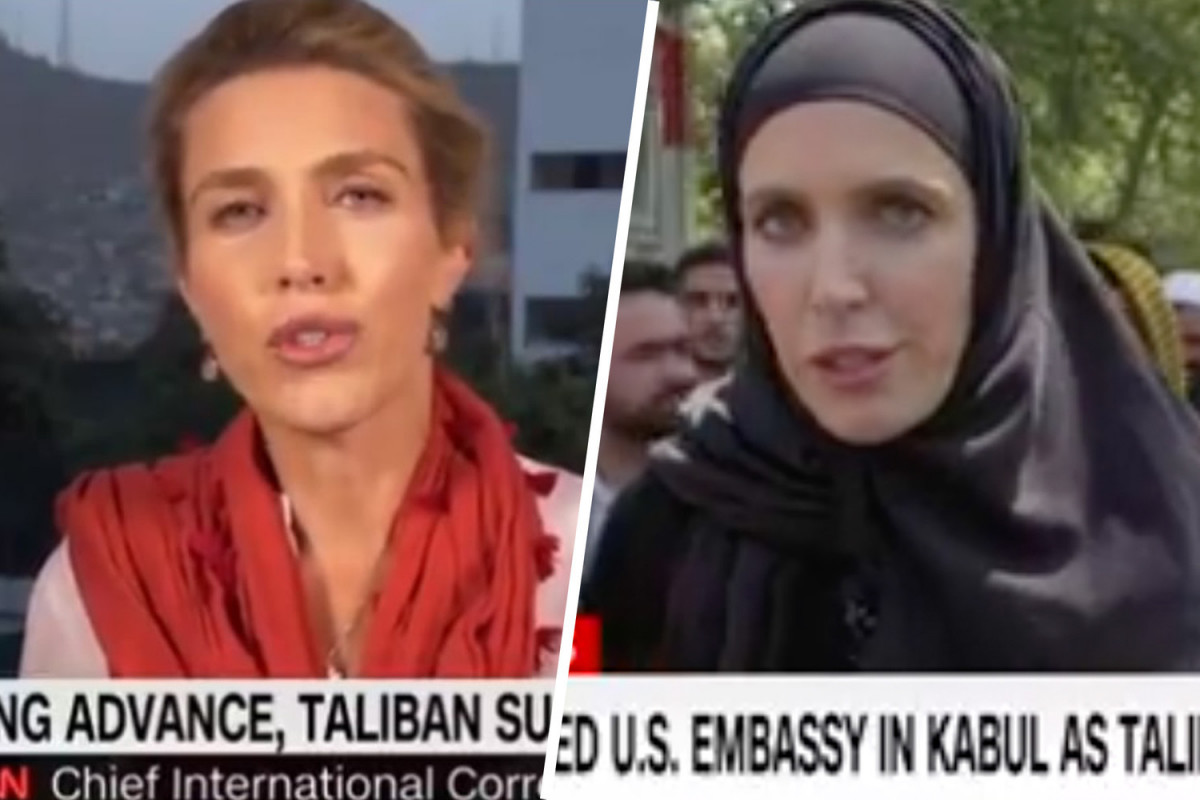 Талибы обязали журналистку CNN в Афганистане выходить в эфир в хиджабе-ВИДЕО 
