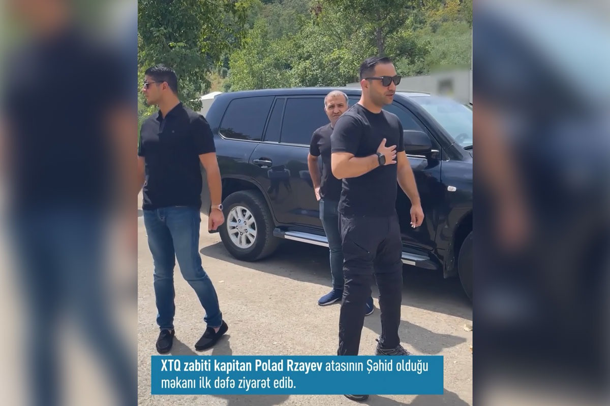 Азербайджанский офицер спустя 29 лет посетил место, где погиб его отец - ВИДЕО 