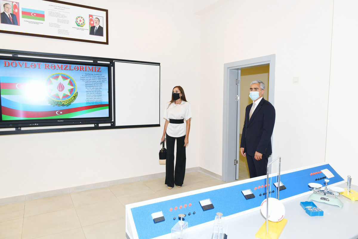 Мехрибан Алиева приняла участие в открытии объектов в Хазарском районе