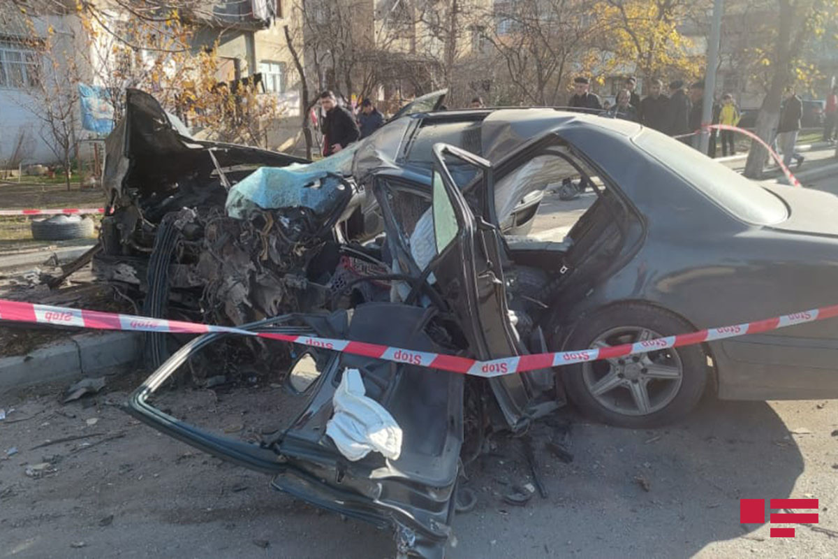 В Азербайджане ученик 11-го класса сбил насмерть подростка-пешехода и сам погиб в тяжелом ДТП-ФОТО -ОБНОВЛЕНО 