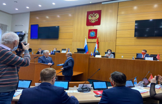 Азербайджанец награжден премией Самарской Губернской Думы-ФОТО 