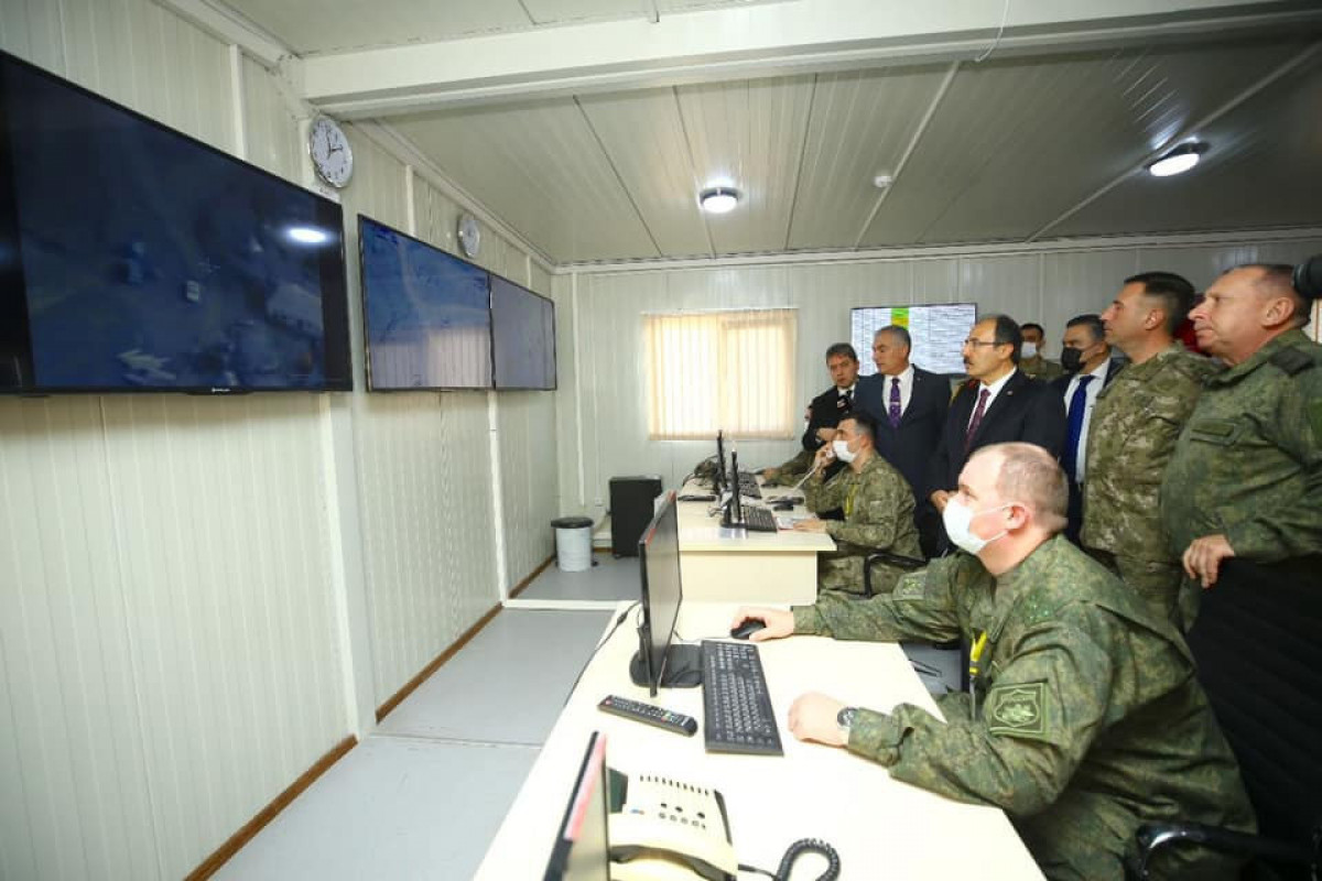 Посол Турции посетил совместный российско-турецкий Мониторинговый центр в Карабахе-ФОТО 