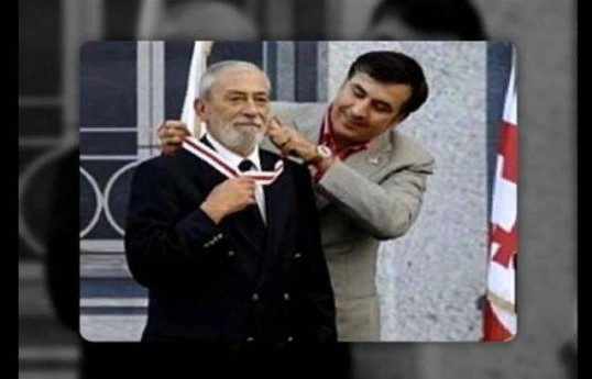 Кикабидзе навестил Саакашвили в госпитале
