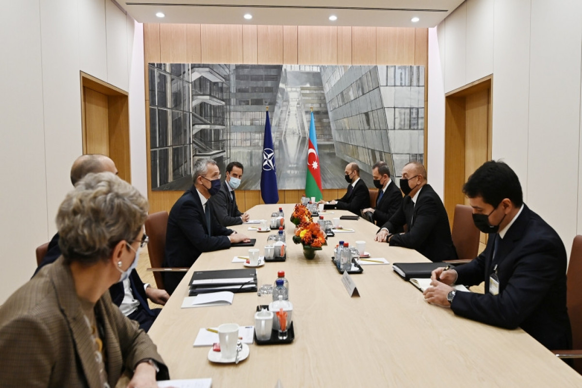 Президент Азербайджана встретился с генсеком НАТО-ФОТО -ОБНОВЛЕНО 