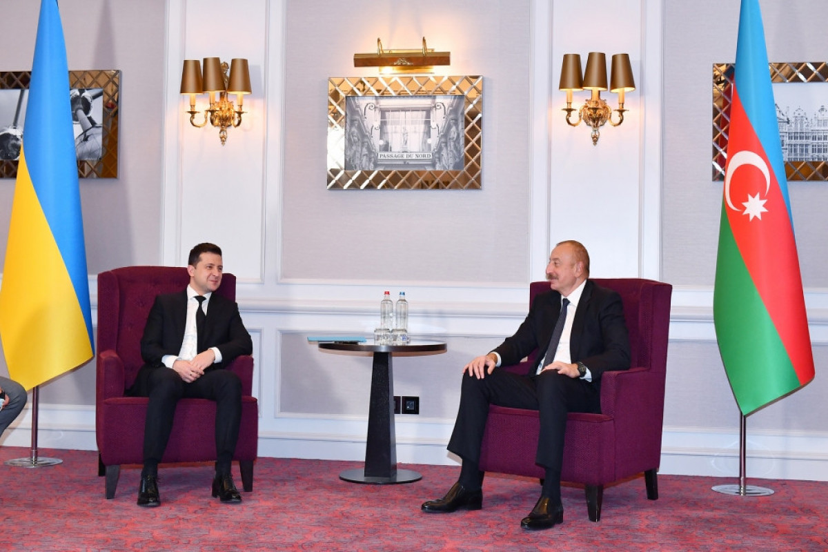 Президент Ильхам Алиев встретился с Владимиром Зеленским-ФОТО -ОБНОВЛЕНО 