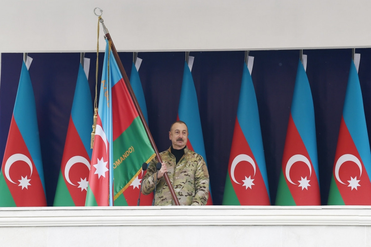 Ильхам Алиев принял участие в церемонии открытия воинской части в Гадруте-ОБНОВЛЕНО -ФОТО 
