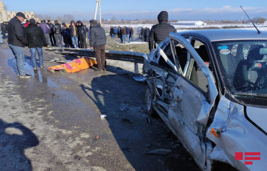 В Хачмазском районе произошло цепное ДТП, есть погибший и пострадавшие-ФОТО -ВИДЕО 