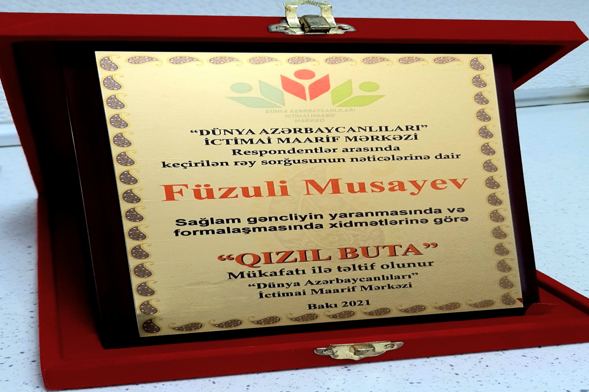 Физули Мусаев удостоен Национальной премии «Qızıl Buta»-ФОТО 