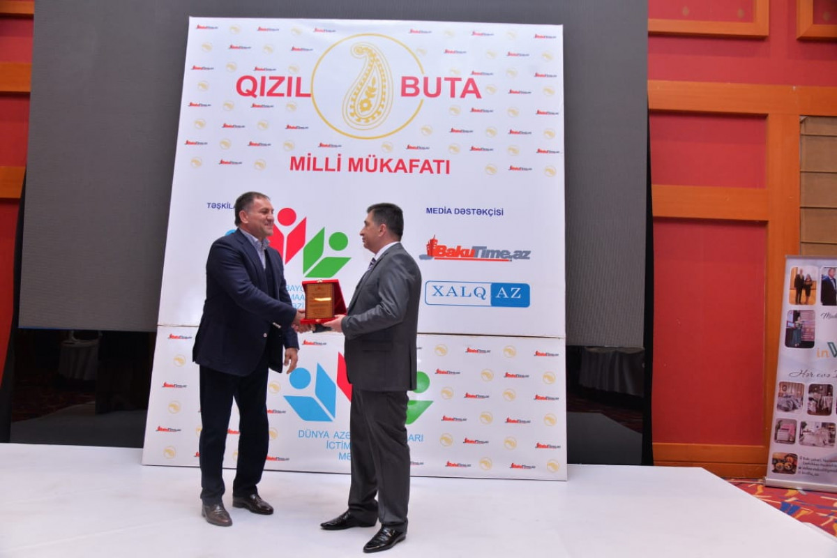 Физули Мусаев удостоен Национальной премии «Qızıl Buta»-ФОТО 