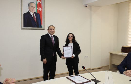 Сабаильские школьники принявшие активное участие в международных олимпиадах Награждены грамотами-ФОТО 