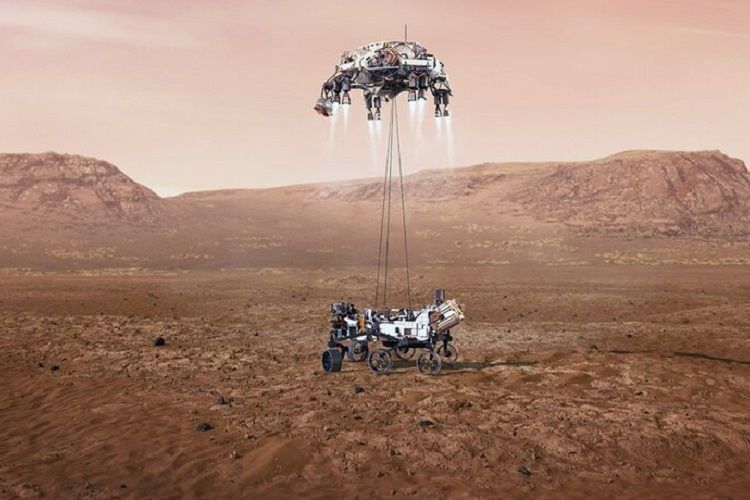 Американский планетоход Perseverance успешно совершил посадку на Марсе