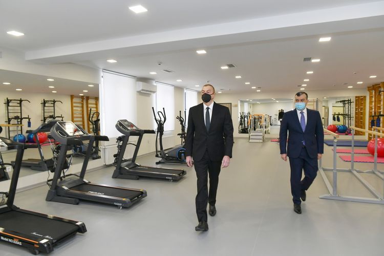 Ильхам Алиев принял участие в открытии Реабилитационного пансионата в Шагане - ФОТО