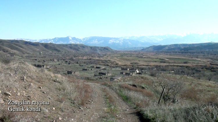 Освобожденное село Генлик Зангиланского района - ВИДЕО
