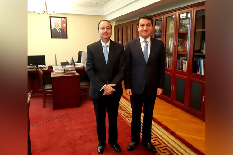 Хикмет Гаджиев встретился с послом Пакистана
