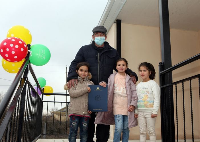 Семьям шехидов и инвалидам Карабахской войны за 2020 год было предоставлено 1500 домов