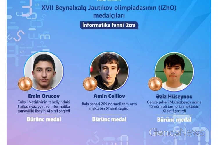 Азербайджанские школьники отличились на международной олимпиаде