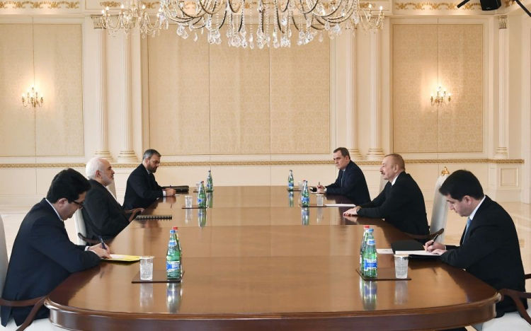 Ильхам Алиев принял министра иностранных дел Ирана - ОБНОВЛЕНО