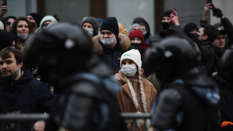 Суды в Москве арестовали 30 человек после незаконных акций 23 января