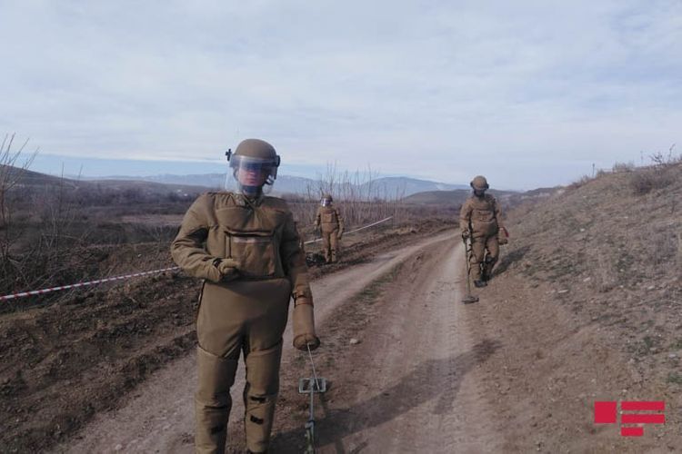 В освобожденном от оккупации Физулинском районе обезвреживаются мины - ФОТО