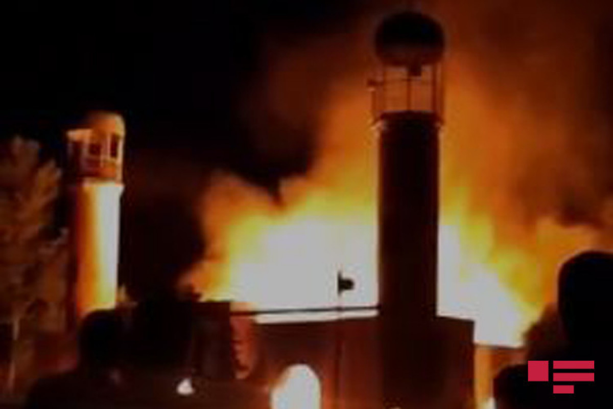 В Сабирабаде в мечети произошел пожар-ФОТО -ВИДЕО 