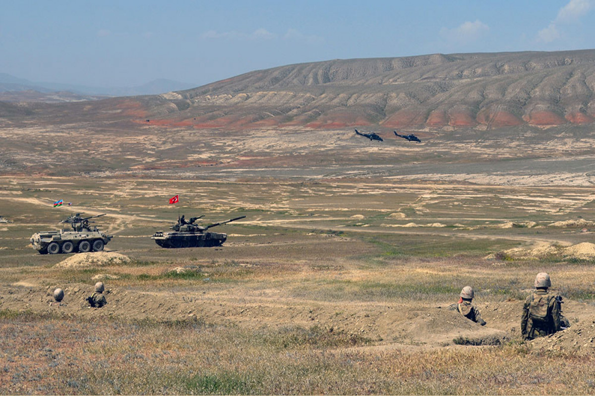 совместные военные учения Азербайджана и Турции