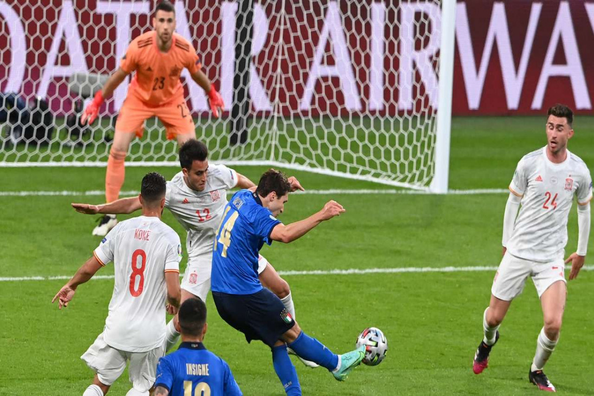 Евро-2020:  Сборная Италии вышла в финал, обыграв Испанию в серии пенальти