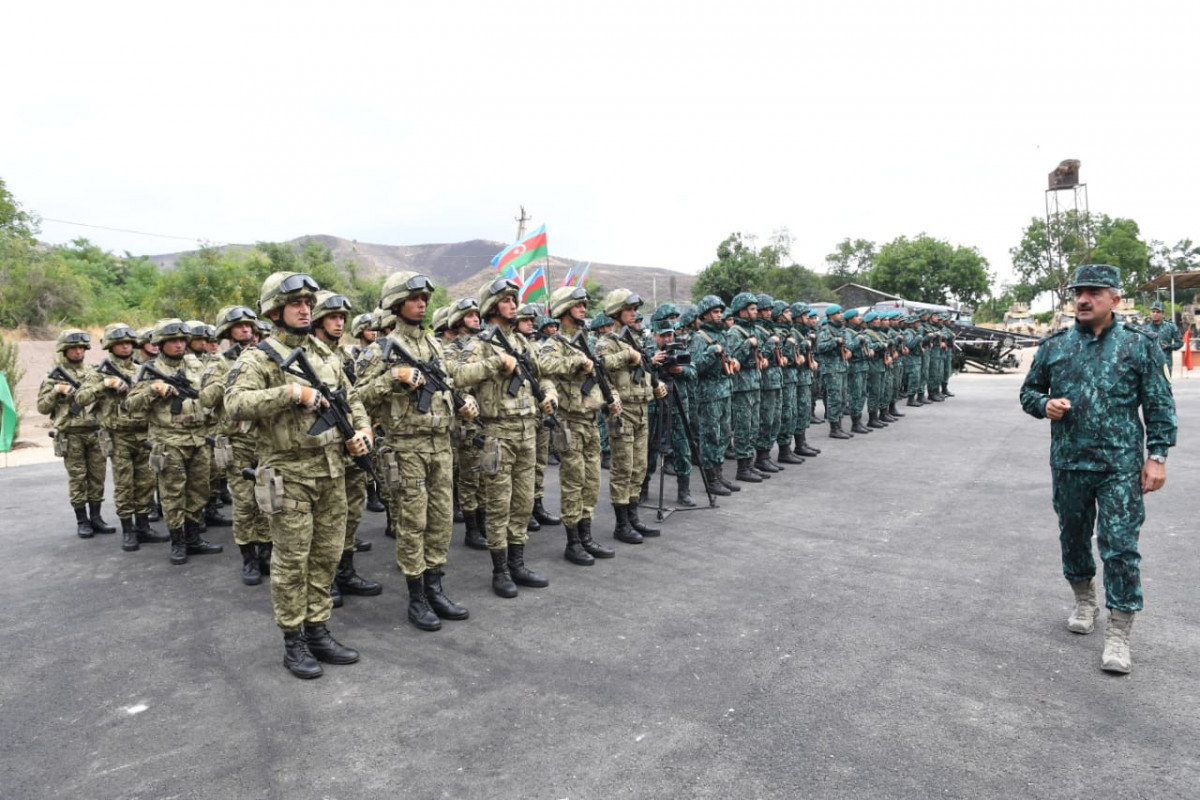 На территории Губадлинского и Лачинского районов открылись две новые воинские части ГПС