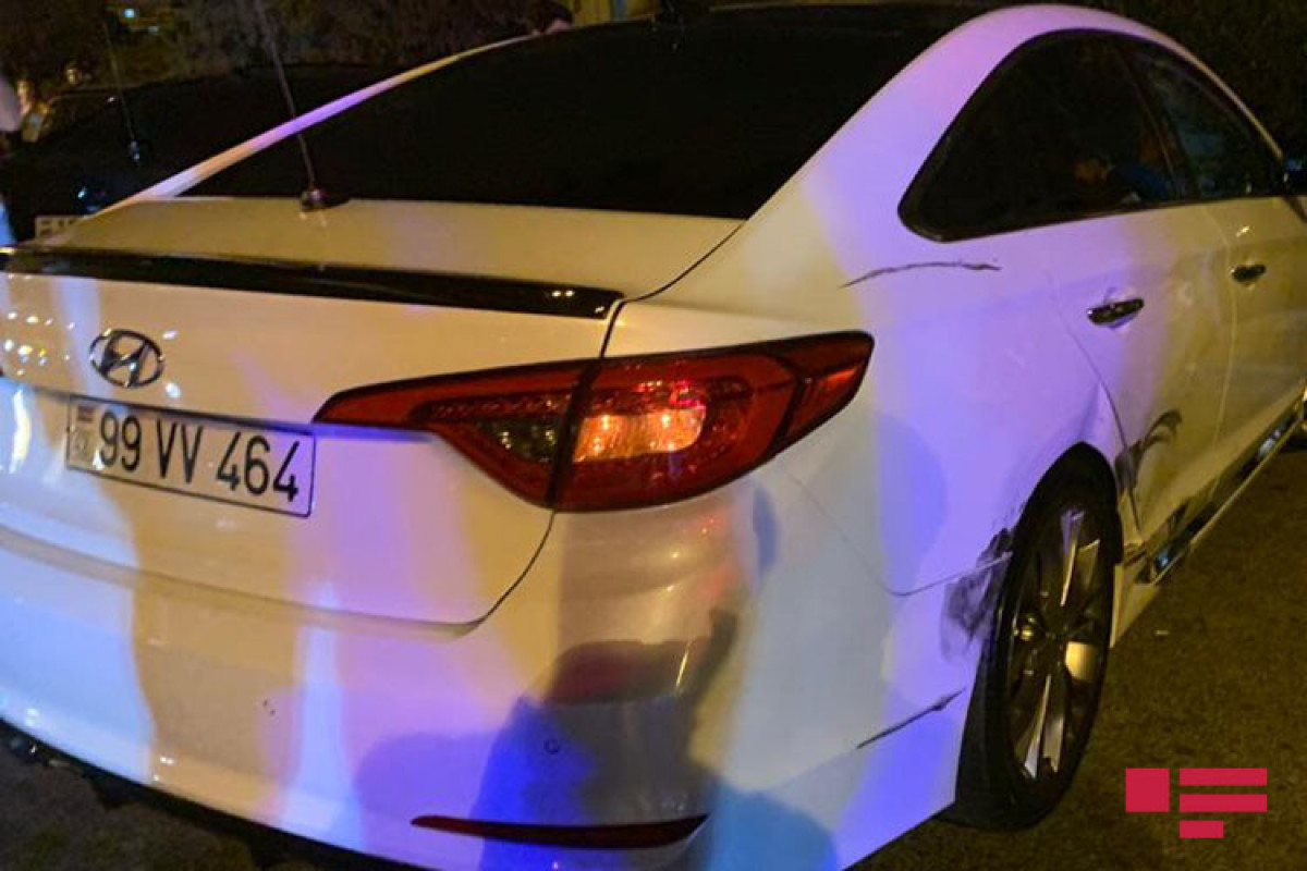 В Баку столкнулись четыре автомобиля, есть раненый -ФОТО 