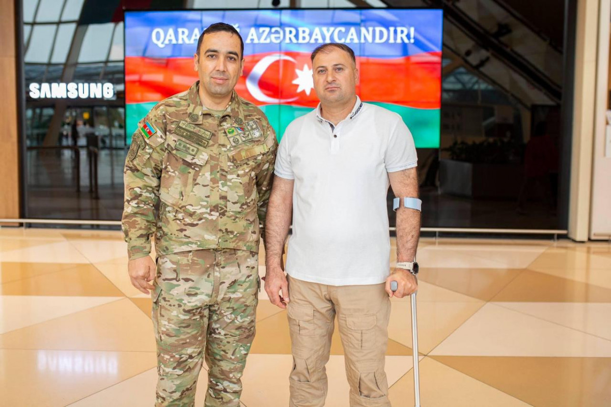 Фонд «YAŞAT» отправил на лечение в Турцию еще 8 участников войны-ФОТО 